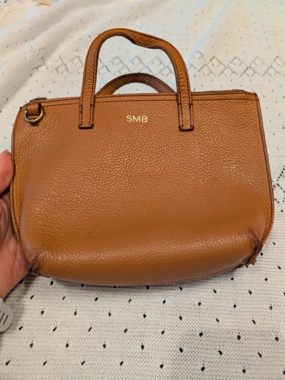 Mark & Graham Small Brown Leather Purse